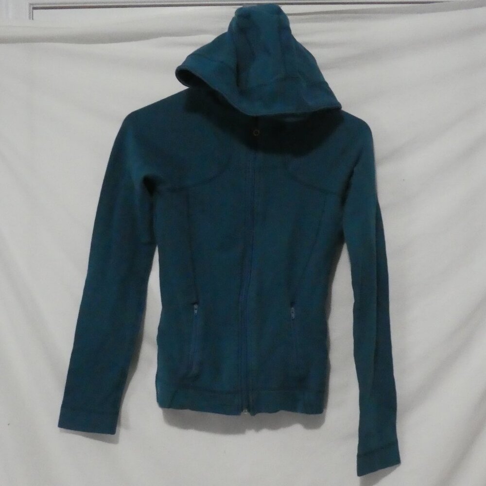 UB SPORTS - Urban Behavior | small | Teal Full-Zip Exercise - Running Hoodie
